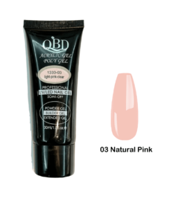Gel Acrylique QBD 30 ml – Light Pink Clear-03