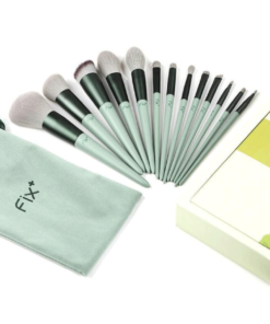 Kit de pinceaux de maquillage professionnelle – vert