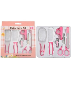 Kit de soin Bébé – 6 pièces – Rose