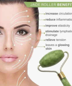 Rouleau-Massage-du-Visage-Pierre-de-Jade-Vert-Planche-de-Guasha-lifting
