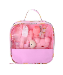 Trousse de soins Bébé - 13 pièces - Rose