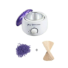 kit pro wax Pro Wax Kit épilation cire – Appareil chauffe cire – 100 g – Paquet 10 spatules – Bois