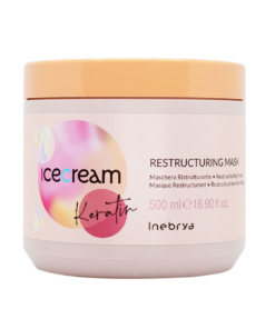 Inebrya Masque Ice cream Restructurant Kératine - 500 Ml