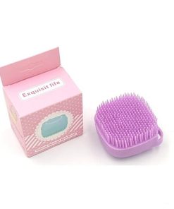 brosse de douche violet