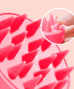 flamant rose brosse massage cuire cheveulu soft detail