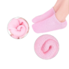 flamant rose chaussette cilicone flexible hydratante