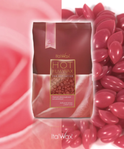 flamant rose ItalwaxBISBeautyImagineSpace_granulatedbodyfilmwax_ros