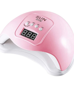 flamant rose Sun sèche ongle - Lampe UVLED pour vernis à ongles gel - 24 LED - 48 W rose