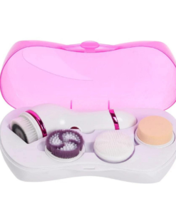 flamant rose brosse nettoyage et massage visage cnaier 4 en 1