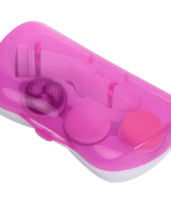 flamant rose brosse nettoyage et massage visage cnaier 4 en 1 boite