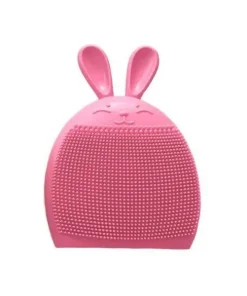 brosse-nettoyante-manuelle-en-silicone-lapin-rose