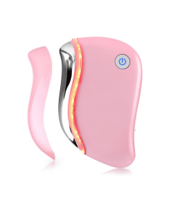 Gua Sha Électrique Chauffant & Vibrant – Massage Raffermissant Visage & Cou